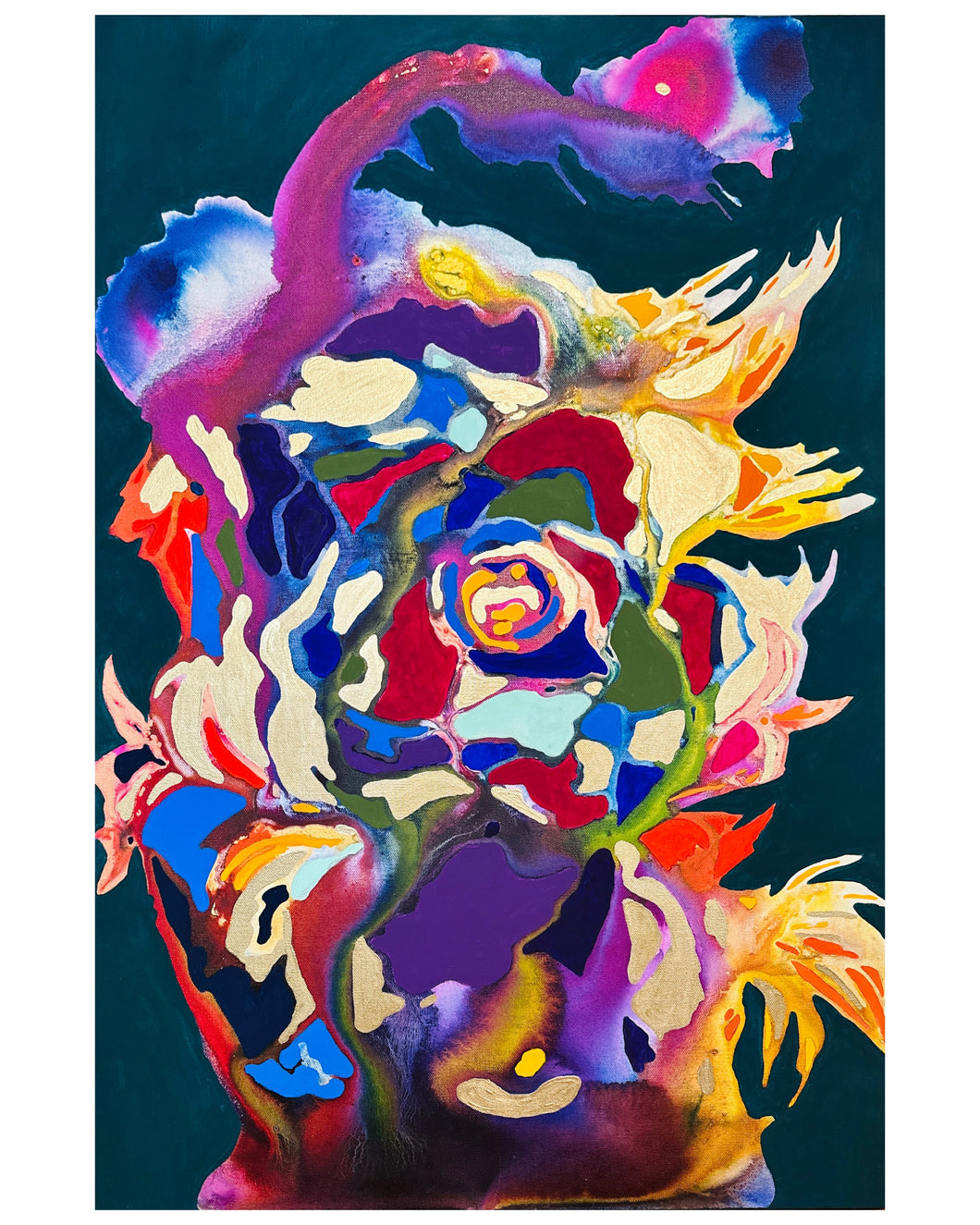 She Let Her Roses Grow Print